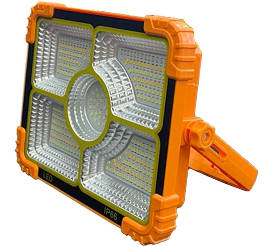 Прожектор FL-LED Light-PAD SOLAR 100W 2700-4200-6400К 1500Лм 225x175x50 на солнечной и аккум. батареях 612458 1