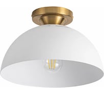 Светильник потолочный De Fran, E27 60Вт, ИНГА, белый+ бронза, d300mm YP-3211W