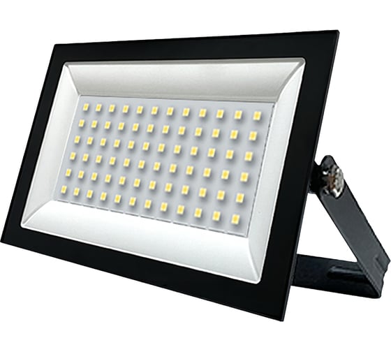 Прожектор FL-LED Light-PAD 70W Black 6400К 7000Лм 70Вт AC220-240В 200x140x30мм 470г 616142 1