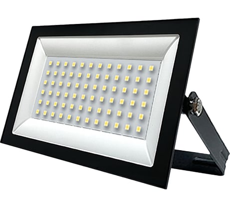 Прожектор FL-LED Light-PAD 70W Black 4200К 7000Лм 70Вт AC220-240В 200x140x30мм 470г 616128