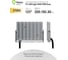 Прожектор FL-LED Light-PAD 70W Grey 2700К 7000Лм 70Вт AC220-240В 200x140x30мм 470г 616111 3