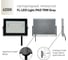 Прожектор FL-LED Light-PAD 70W Grey 4200К 5950Лм 70Вт AC220-240В 200x140x30мм 470г 602763 4