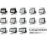 Прожектор FL-LED Light-PAD 70W Black 4200К 5950Лм 70Вт AC220-240В 200x140x30мм 470г 607935 6