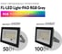 Прожектор FL-LED Light-PAD RGB 100W Grey AC220-240В 230x170x30мм 650г 610607 7