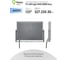 Прожектор FLLED LightPAD 200W Grey 6400К 20000Лм 200Вт AC220240В 330x240x30мм 1510г 616289 3
