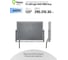 Прожектор FLLED LightPAD 150W Grey 6400К 15000Лм 150Вт AC220240В 290x210x30мм 1020г 616234 3
