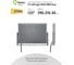 Прожектор FLLED LightPAD 150W Grey 2700К 15000Лм 150Вт AC220240В 290x210x30мм 1020г 616203 3