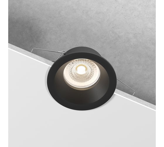 Светильник встраиваемый Elektrostandard 25061/01 GU10, черный, IP44 a070143