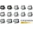 Прожектор FL-LED Light-PAD 250W Black 2700К 21300Лм 250Вт AC220-240В 370x270x38мм 1910г 609977 6
