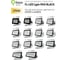 Прожектор FL-LED Light-PAD 300W Black 2700К 30000Лм 300Вт AC220-240В 370x270x38мм 1910г 616302 5