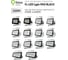 Прожектор FL-LED Light-PAD 300W Black 4200К 30000Лм 300Вт AC220-240В 370x270x38мм 1910г 616319 9
