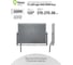 Прожектор FL-LED Light-PAD 250W Grey 4200К 25000Лм 250Вт AC220-240В 370x270x38мм 1910г 616296 3