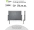 Прожектор FL-LED Light-PAD 250W Grey 4200К 25000Лм 250Вт AC220-240В 370x270x38мм 1910г 616296 7