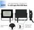 Прожектор FL-LED Light-PAD 30W Black 6400К 2550Лм 30Вт AC220-240В 122x95x26мм 180г 607881 4