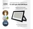 Прожектор FL-LED Light-PAD 50W Black 4200К 4250Лм 50Вт AC220-240В 145x112x30мм 270г 607904 3