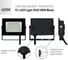 Прожектор FL-LED Light-PAD 50W Black 4200К 4250Лм 50Вт AC220-240В 145x112x30мм 270г 607904 4