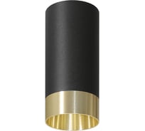 Накладной светильник Wolta Petite под лампу MR11 с цоколем GU10 Чёрный с золотом WSL-MR11/15BG