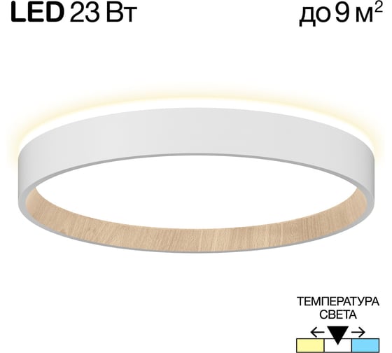 Светильник с подсветкой Citilux ETALON LED белый+бук CL750240