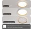 Светильник с подсветкой Citilux ETALON LED белый+бук CL750240 3