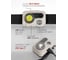 Фонарь светодиодный аккумуляторный Rockforce 1200 мАч, 300 Лм, 5W LED RF-EL1009S(61435) 4