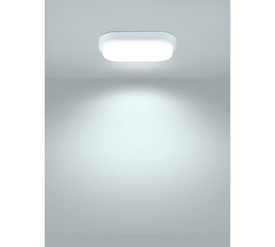 Светодиодный светильник TDM ELECTRIC LED ДПП 2801 12Вт 990лм 6500К IP65 белый овал 200x100x46 мм Народный SQ0366-0151