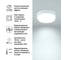 Светодиодный светильник TDM ELECTRIC LED ДПП 2901 8Вт 700лм 6500К IP65 белый круг 160x48 мм Народный SQ0366-0160 4