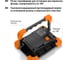 Переносной светодиодный прожектор TDM ELECTRIC ФП7, 5 Вт, 350 лм, 3xAA, SQ0350-0097 7