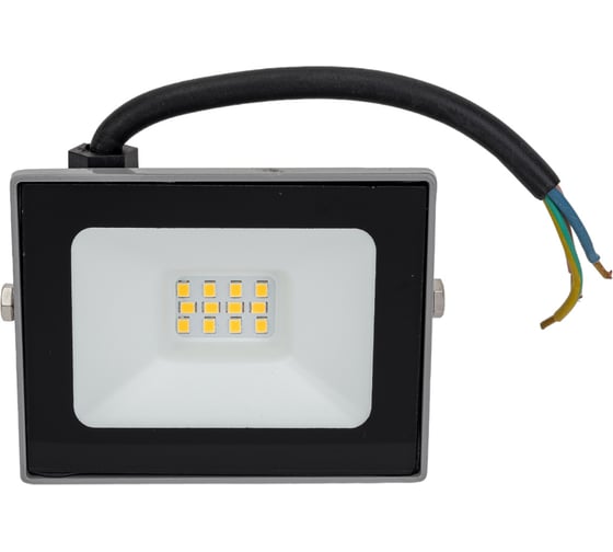 Светодиодный прожектор TDM СДО-04-010Н 10 Вт, 4000 К, IP65, серый, Народный SQ0336-0280
