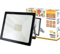 Светодиодный прожектор TDM ELECTRIC СДО-04-050Н 50 Вт, 4000 К, IP65, серый, Народный SQ0336-0283