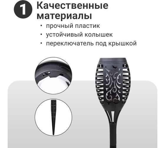 Набор садовых светильников Homium LED Elementary, S01, 2шт, set2gardenLamp01