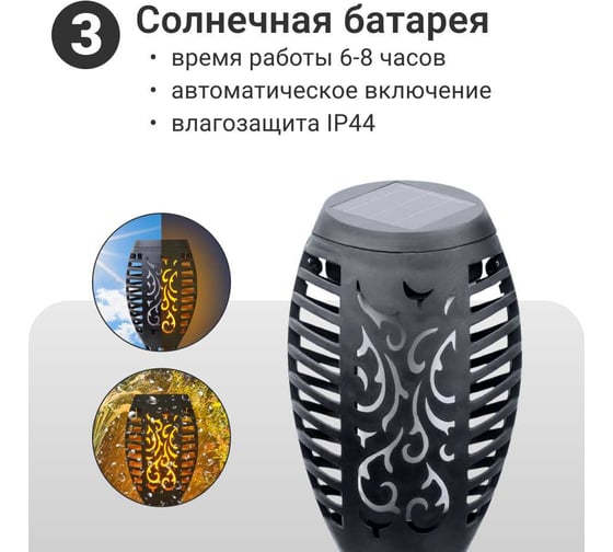 Набор садовых светильников Homium LED Elementary, S01, 2шт, set2gardenLamp01