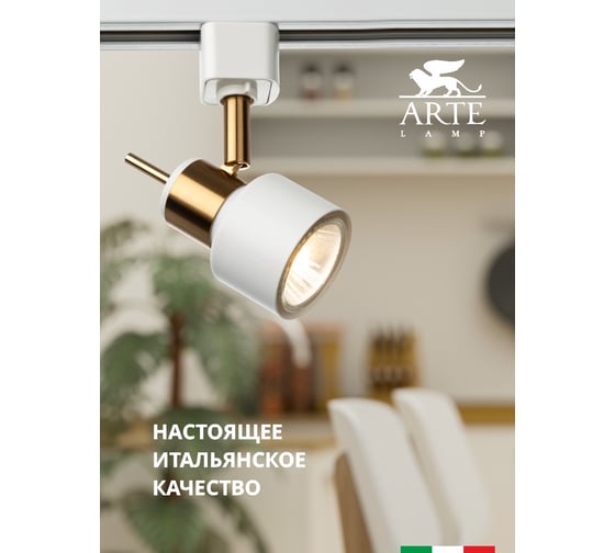 Трековый светильник Arte Lamp ALMACH A1906PL-1WH
