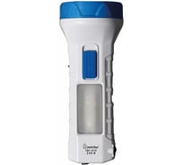 Фонарь LED Smartbuy с зарядкой от сети 220 В, встроенная вилка, 2 режима, ABS, 12x5 см SBF-876