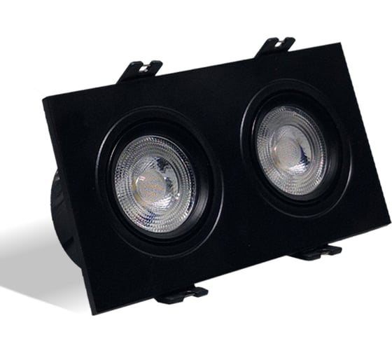 Светильник Datts SLIMSTAR square twins BK 1