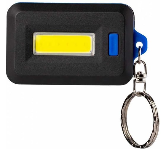 Фонарь брелок Smartbuy COB, батареи AAAх3 шт, кольцо, 6x3.5 см SBF-845