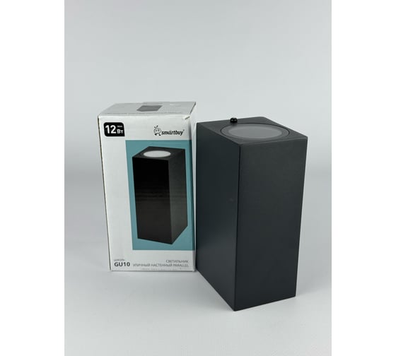 Светильник уличный настенный Smartbuy PARALLEL GU10x2 черный 230В IP65 SBL16832