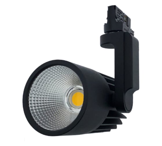 Трековый светильник Трековый светильник FL-LED LUXSPOT 45W, BLACK, 3000K, 4500Лм 45Вт, 220-240В, черный, 3-ф трек 601940