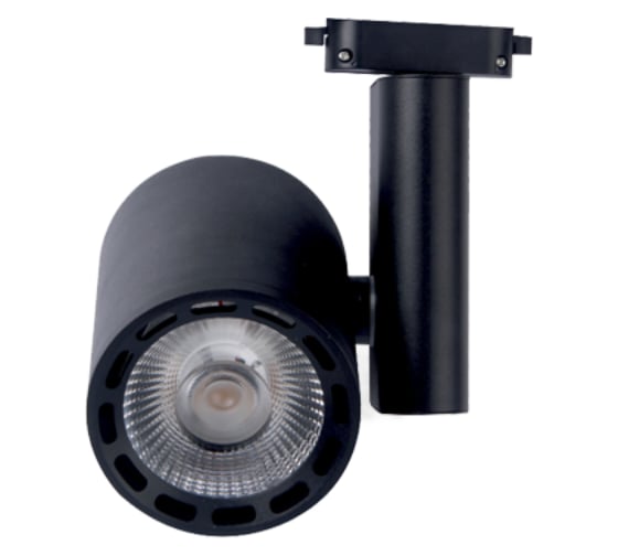 Трековый светильник FL-LED LUXSPOT-L 50W, BLACK 3000K, 5000Лм 50Вт, 220-240В, черный, 3-ф трек 609595