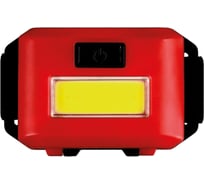 Фонарь налобный Smartbuy COB LED 1 Вт, мини, налобный ремень, 3xAAA батарея, ABS, эконом SBF-HL045