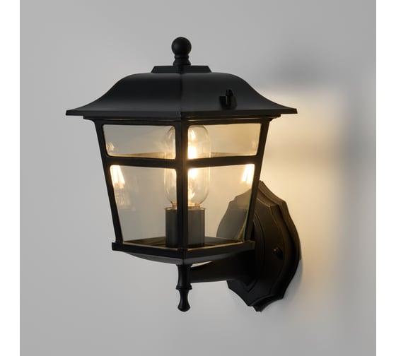 Настенный светильник (бра) VOLTEGA Noon 1хE27x40W, Черный VGL7213WL-01B1