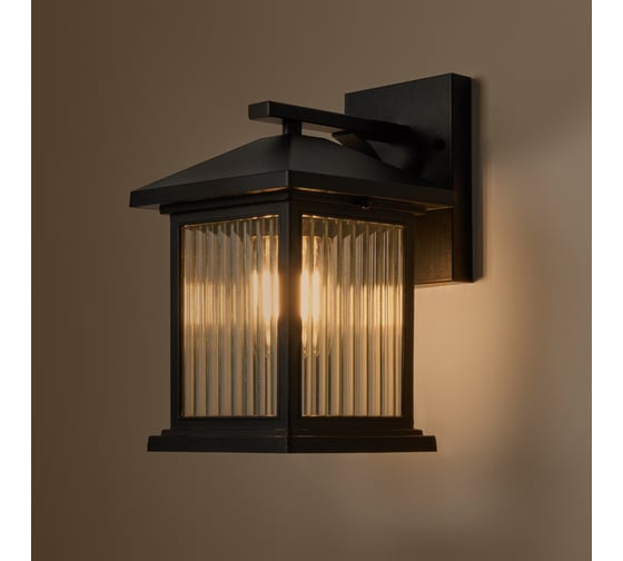 Настенный светильник (бра) VOLTEGA Rou 1хE27x40W, Черный VGL7220WL-01B1