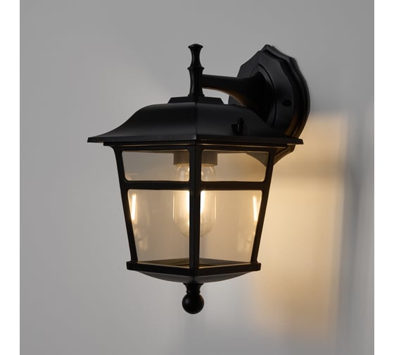Настенный светильник (бра) VOLTEGA Noon 1хE27x40W, Черный VGL7213WL-01B