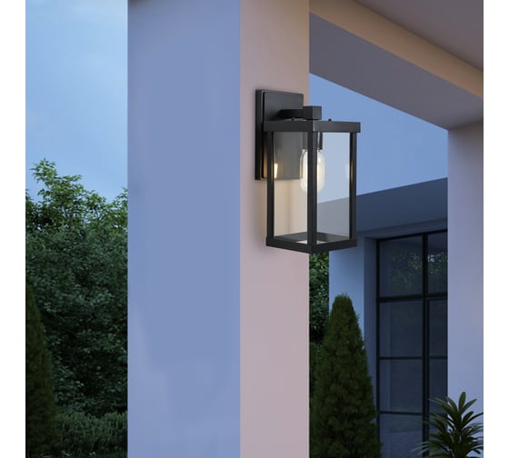 Настенный светильник (бра) VOLTEGA Domi 1хE27x40W, Черный VGL7219WL-01B8