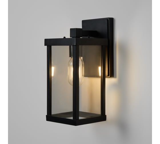 Настенный светильник (бра) VOLTEGA Domi 1хE27x40W, Черный VGL7219WL-01B8