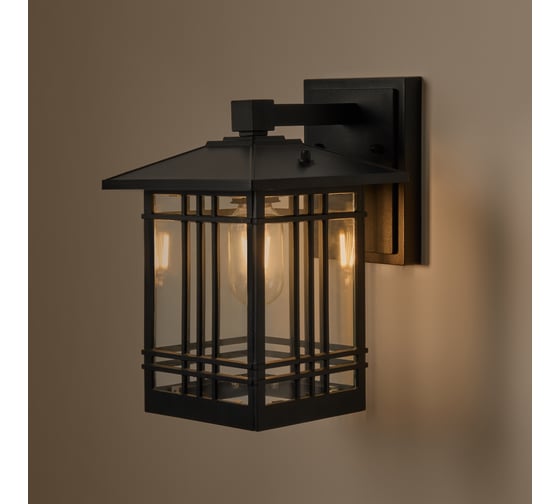 Настенный светильник (бра) VOLTEGA Domi 1хE27x40W, Черный VGL7219WL-01B5