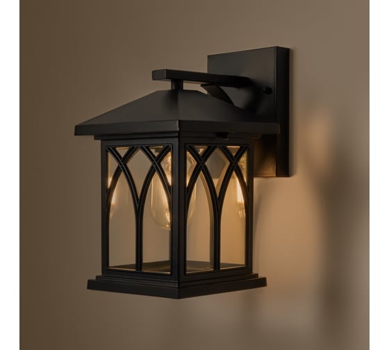 Настенный светильник (бра) VOLTEGA Domi 1хE27x40W, Черный VGL7219WL-01B1