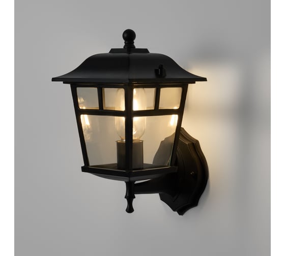 Настенный светильник (бра) VOLTEGA Eve 1хE27x40W, Черный VGL7212WL-01B