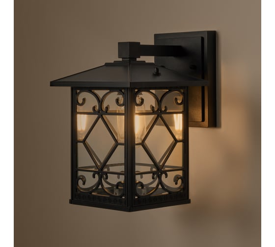 Настенный светильник (бра) VOLTEGA Domi 1хE27x40W, Черный VGL7219WL-01B7