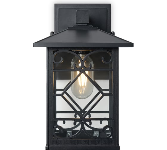 Настенный светильник (бра) VOLTEGA Domi 1хE27x40W, Черный VGL7219WL-01B7