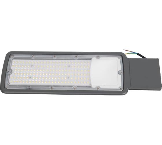 Светильник консольный LED FL-LED Street 100W Grey 4500K 460x145x27мм 10000Лм 110-240В для d-50 612953 1